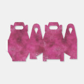 Girly Pink Abstracte Glitz Glam Glitter Bedankdoosjes (Uitgevouwen)