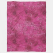 Girly Pink Abstracte Glitz Glam Glitter Fleece Deken (Voorkant)