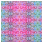 Girly Pink Abstracte Waterverf Boho Monogram Stof (Swatch)