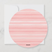 Girly Pink Bedankt Feestdagenkaart (Achterkant)