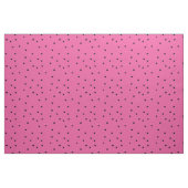 Girly Pink Black Hearts Stof (Fat Quarter)
