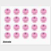Girly Pink Blush Cute Sweet Cupcake Baking Labels (Vel)