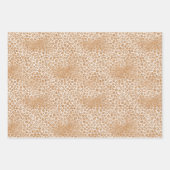 Girly Pink Blush Glitter Leopard Print Inpakpapier Vel (Voorkant 3)