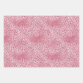 Girly Pink Blush Glitter Leopard Print Inpakpapier Vel (Voorkant)