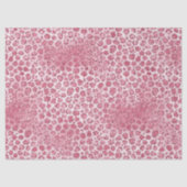 Girly Pink Blush Glitter Leopard Print       Tissuepapier (Voorkant)