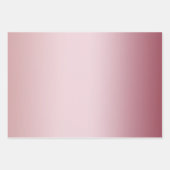 Girly Pink Blush Gold Ombre Leopard Print Inpakpapier Vel (Voorkant 2)