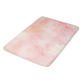 Girly Pink Blush Peach Badmat (Gekanteld)