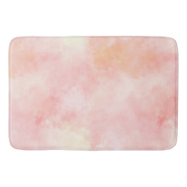 Girly Pink Blush Peach Badmat