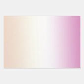 Girly Pink Blush Peach Glam Leopard Print Tie kleu Inpakpapier Vel (Voorkant 2)