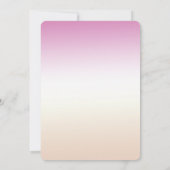 Girly Pink Blush Peach Glam Leopard Print Tie kleu Kaart (Achterkant)