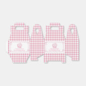 Girly Pink Bow Cake Verjaardag Favoriet Box Bedankdoosjes (Uitgevouwen)