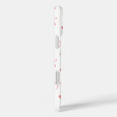 Girly Pink Bow en Hart iPhone Case – Schattigee st (Achterkant / Rechts)