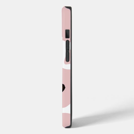 Girly Pink Bubblegum Blazen Koe Liefhebbers Case-Mate iPhone Case (Achterkant / Links)