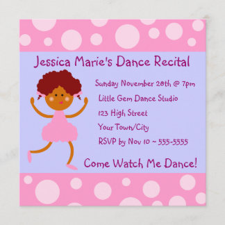 Girly Pink Bubbles Dance Overweging Kaart