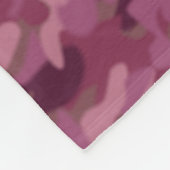 Girly Pink Camo Blanket Militaire Camouflage Fleec Fleece Deken (Hoek)