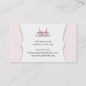 Girly Pink Cherry Blossom , gepersonaliseerd Visitekaartje (Achterkant)