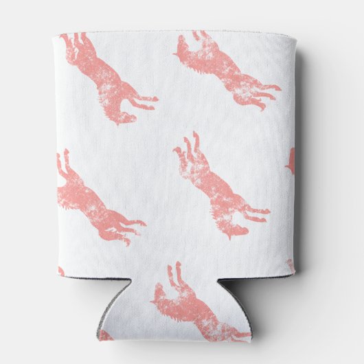 Girly Pink Classic Equestrian Horses Blikjeskoeler (Achterkant)