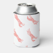 Girly Pink Classic Equestrian Horses Blikjeskoeler (Blikje Achterkant)