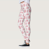 Girly Pink Cowgirl Disco Party Leggings (Links)