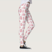 Girly Pink Cowgirl Disco Party Leggings (Rechts)
