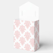 Girly Pink Damask Custom Bedankdoosjes (Geopend)