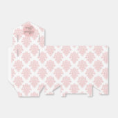Girly Pink Damask Custom Bedankdoosjes (Uitgevouwen)