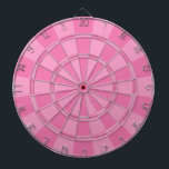 Girly Pink Dartbord<br><div class="desc">Girly Pink Dart Board</div>
