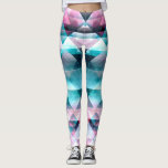 Girly Pink en Blue Abstract Geometric Pattern Leggings<br><div class="desc">Dit girale roze en blauwe abstracte geometrische patroon is perfect voor de trendy en stijlvolle vrouw. Het moderne en elegante patroon is geweldig voor vele geschenken en gelegenheden. Geniet van dit originele en hedendaagse ontwerp voor uw volgende aankoop!</div>