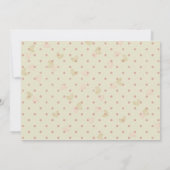 Girly Pink en Dreamweaver Ballerina Invitation Kaart (Achterkant)