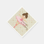 Girly Pink en Dreamweaver Ballerina Servetten (Hoek)