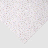 Girly Pink en Gold Sparkle Stippen Tissuepapier (Detail)