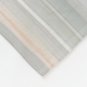 Girly Pink en Mint Moderne kuststreep Fleece Deken (Hoek)