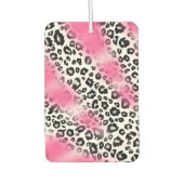 Girly Pink en Snow Leopard Mesh Luchtverfrisser (Voorkant)