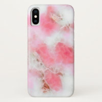 Girly Pink en White Marble Pattern