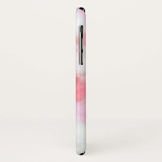 Girly Pink en White Marble Pattern Case-Mate iPhone Case (Achterkant/links)