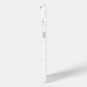 Girly Pink Feathers Pattern Case-Mate iPhone Case (Achterkant / Links)