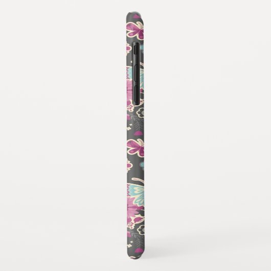 Girly Pink Floral Case-Mate iPhone Case (Achterkant/links)
