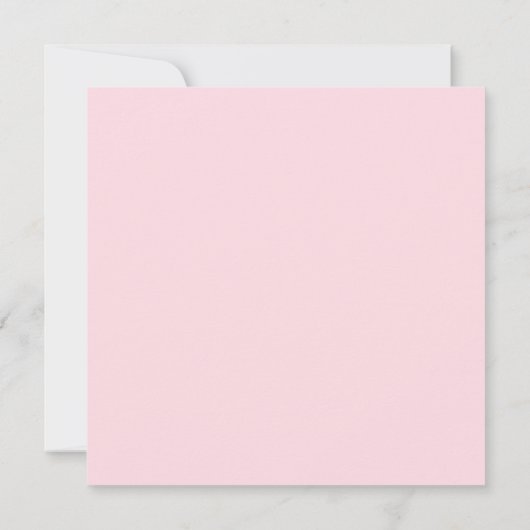 Girly Pink Floral Waterverf Baby shower Kaart (Achterkant)