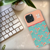 Girly Pink Flowers Inspirivity Aangepaste iPhone C Case-Mate iPhone Case