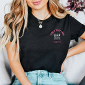 Girly Pink Girls Trip 2026 Personalized Travel T-shirt