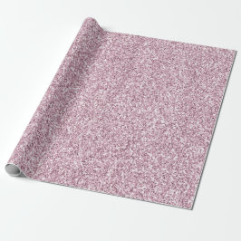 Girly Pink Glam Glitter sparkle Cadeaupapier