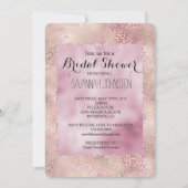 Girly Pink Glam Gold Leopard Print vrijgezellenfee Kaart (Voorkant)