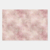 Girly Pink Glam Gold Luipaard Print Inpakpapier Vel (Voorkant)