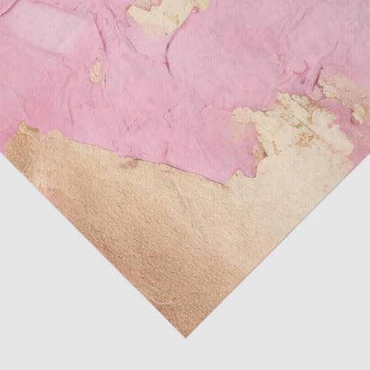 Girly Pink Glam Gold Tissuepapier (Detail)