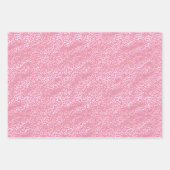 Girly Pink Glam Leopard Print Ombre Inpakpapier Vel (Voorkant 2)