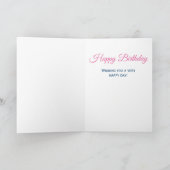 Girly Pink Glitter 16th Birthday Foto Collage Kaart (Binnen)