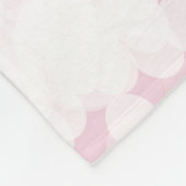 Girly Pink Glitter 18th Birthday Photo Collage Fleece Deken (Hoek)