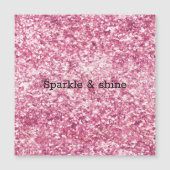 Girly Pink Glitter Confetti (Voorkant)