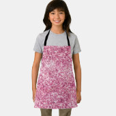 Girly Pink Glitter Confetti Schort (Insitu)