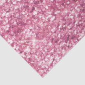 Girly Pink Glitter Confetti Tissuepapier (Detail)